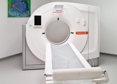 Raum mit CT Gerät